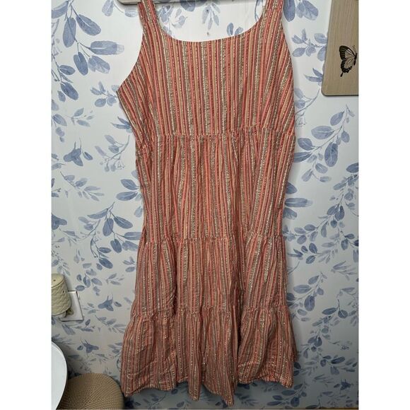 Linda Anderson Stripped Maxi Dress Size XXL - Picture 2 of 5